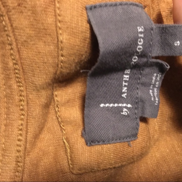 Anthropologie Malaga Tank Top Tunic Ochre Eyelet - Picture 3 of 7